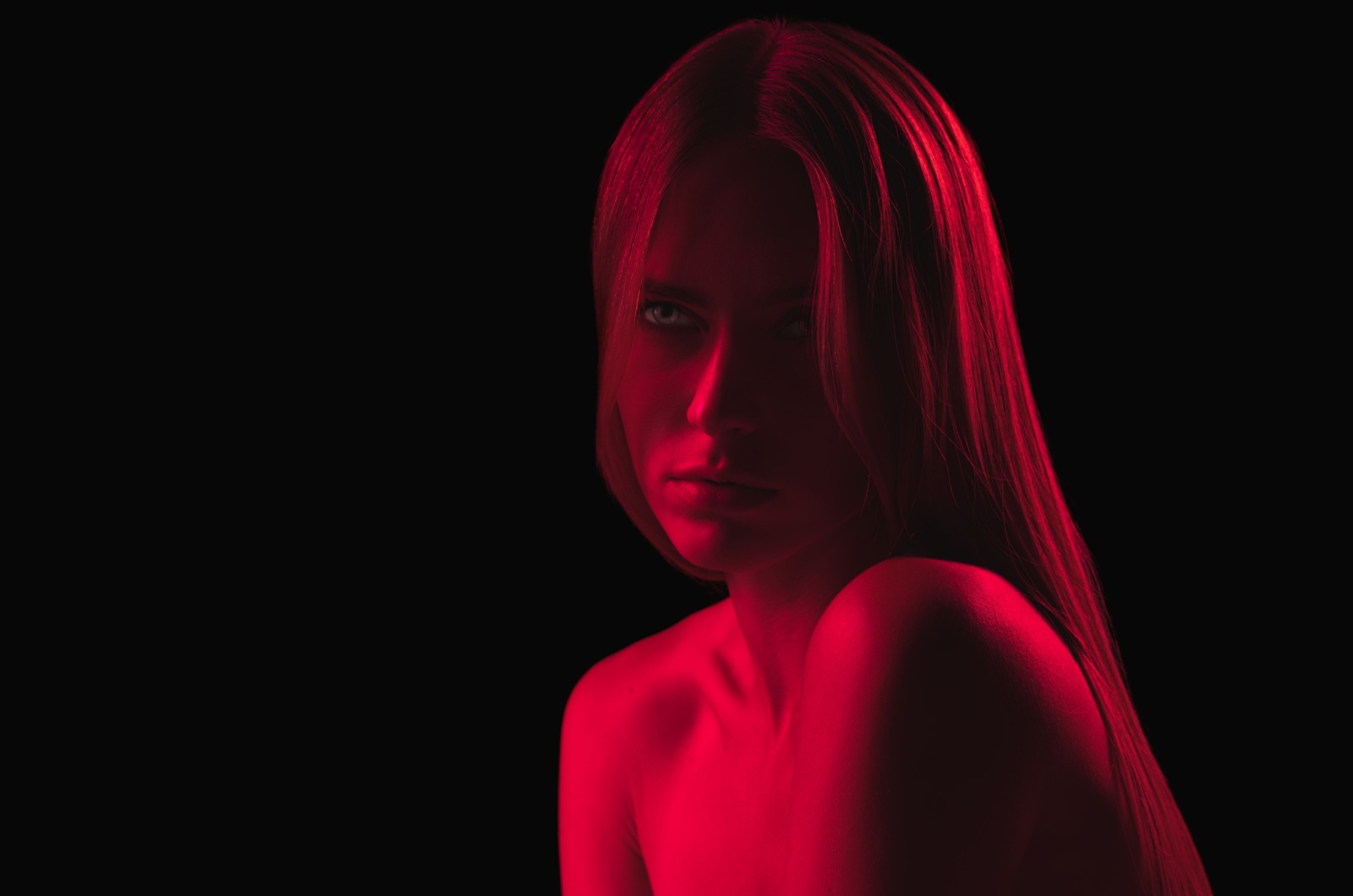 frau rotes licht frau rotes licht