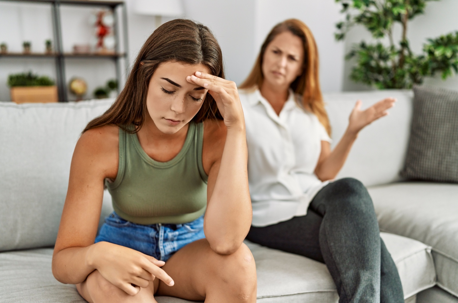 toxische mutter und traurige tochter