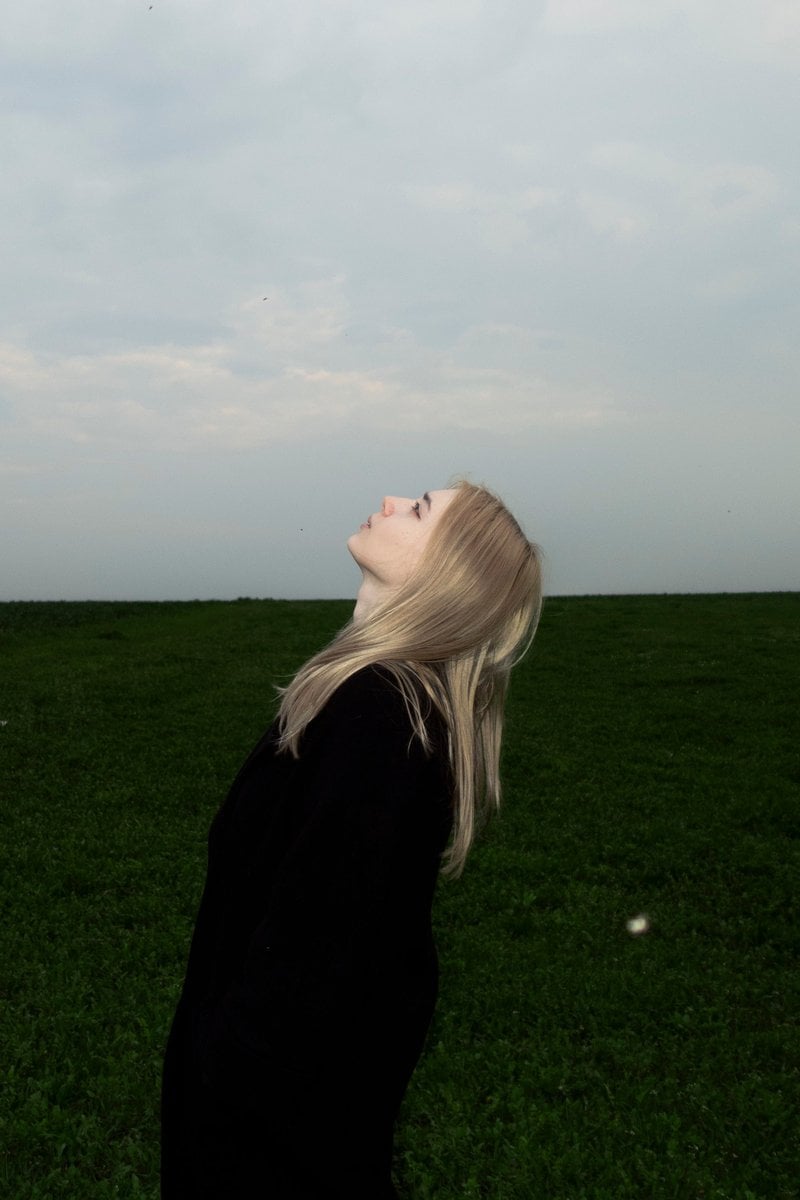 Blonde Woman in Black Long Sleeves &middot; Free Stock Photo