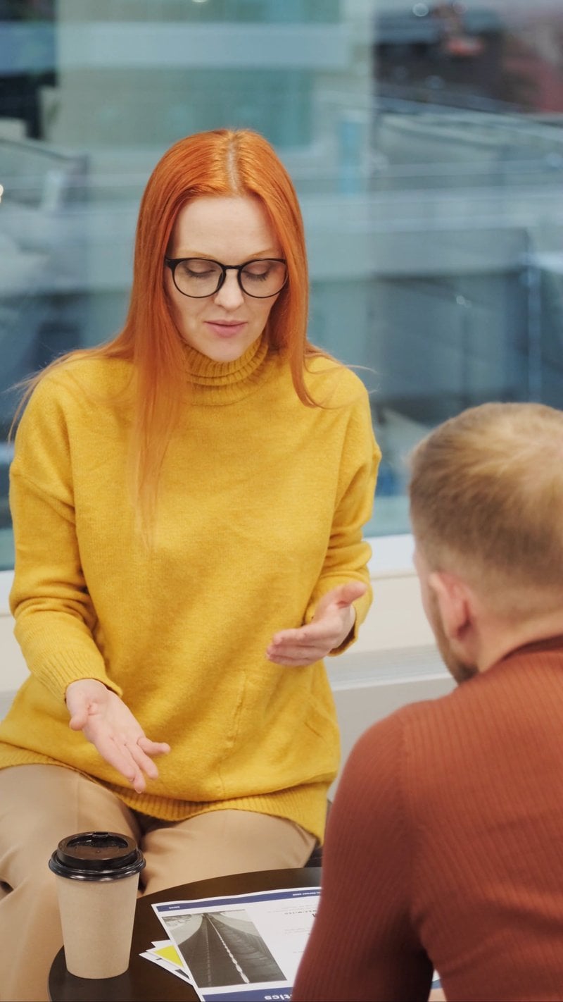 Man and Woman Talking and Discussing With Each Other Free Stock Video  Footage, Royalty-Free 4K & HD Video Clip