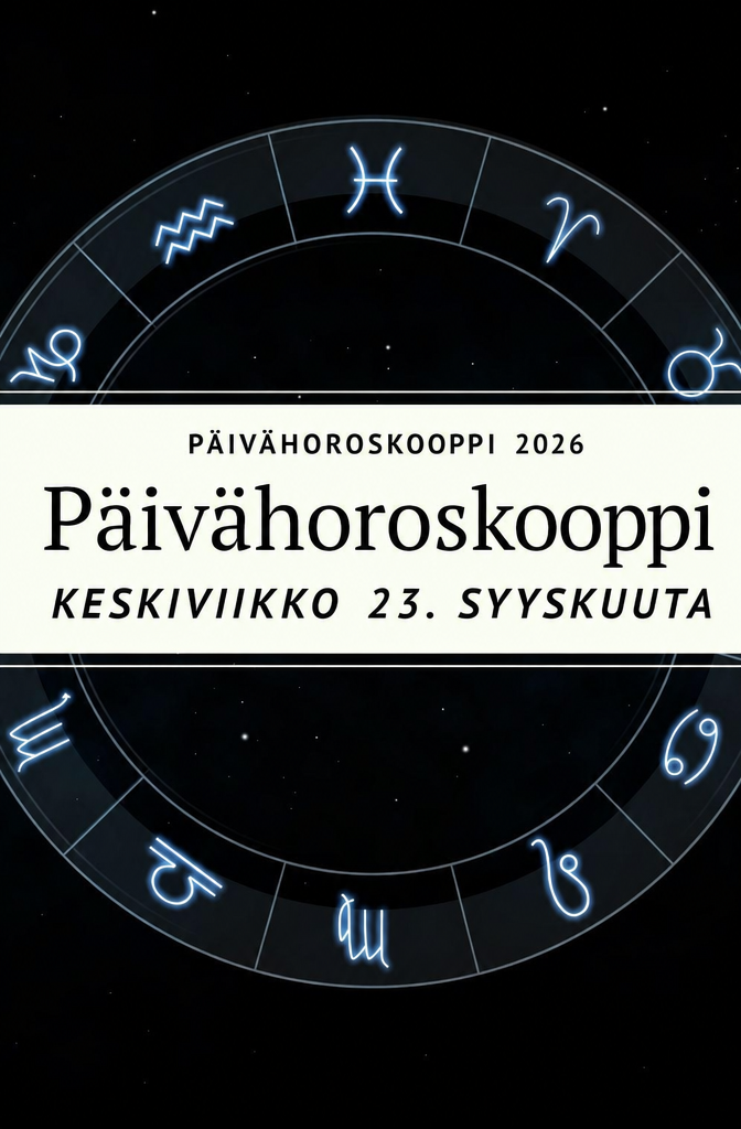 Horoskooppi keskiviikolle 23. syyskuuta 2026: Vaa’an kausi tuo uutta tasapainoa Horoskooppi keskiviikolle 23. syyskuuta 2026: Vaa’an kausi tuo uutta tasapainoa