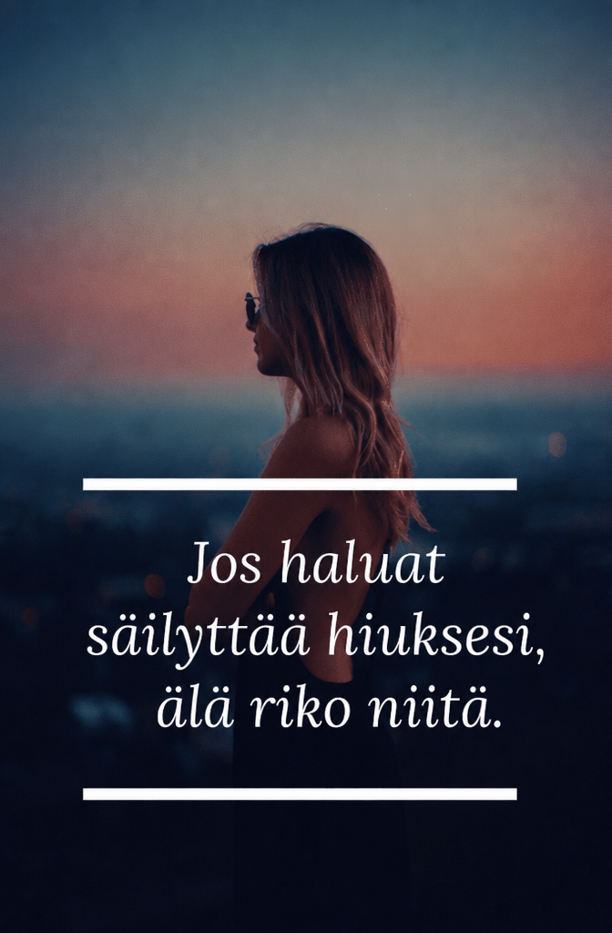 Jos rakastat häntä, älä riko häntä