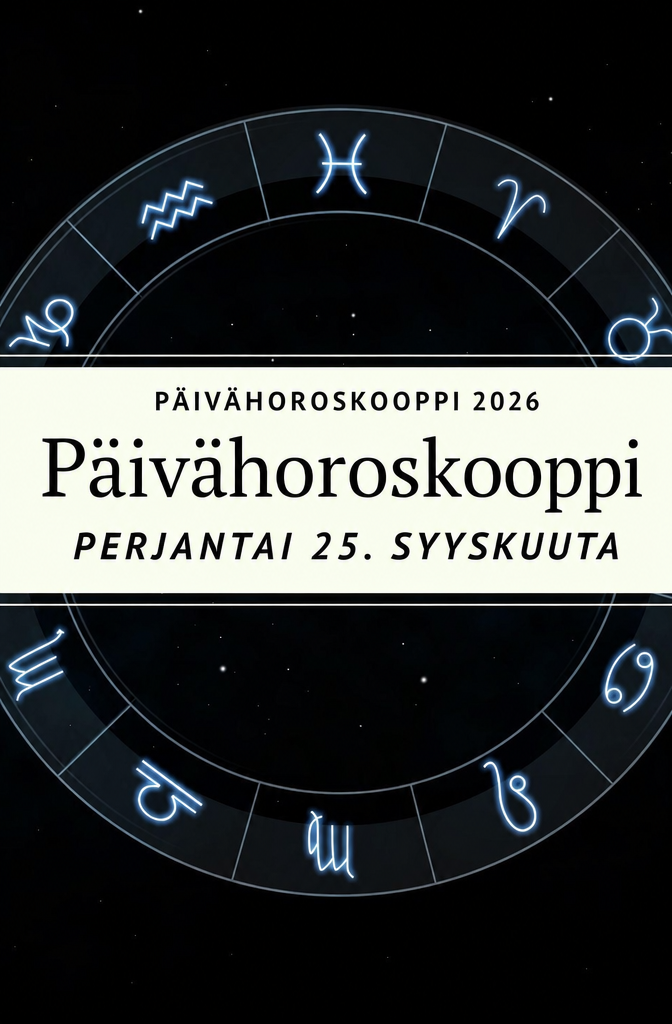 P&auml;iv&auml;horoskooppi perjantaille 25.9.2026: t&auml;ysikuu l&auml;hestyy ja asiat selkiytyv&auml;t