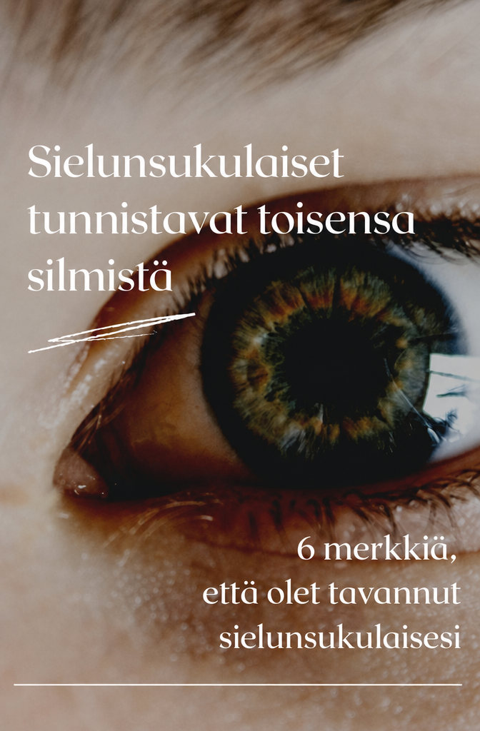 Seelenverwandte erkennen sich an den Augen