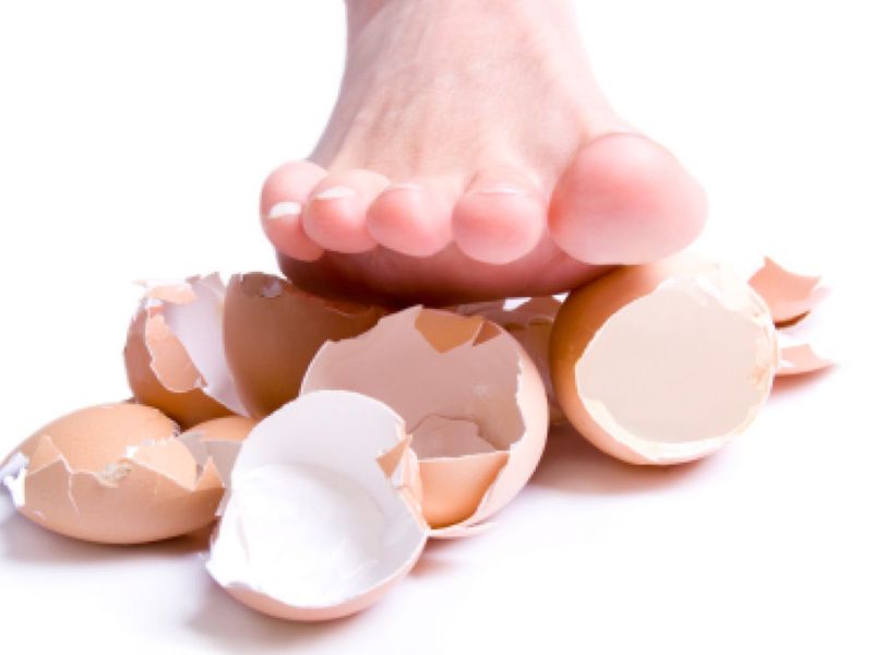 Walking on eggshells became my default Walking on eggshells became my default