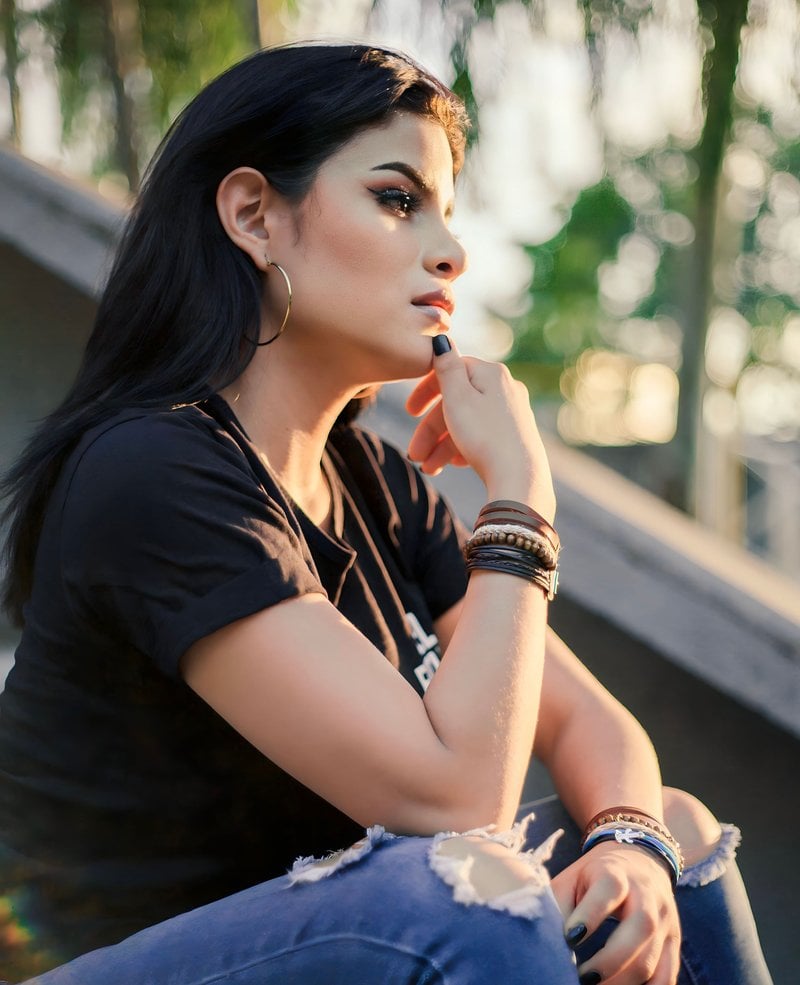 Woman Sitting And Thinking Photos, Download The BEST Free ...